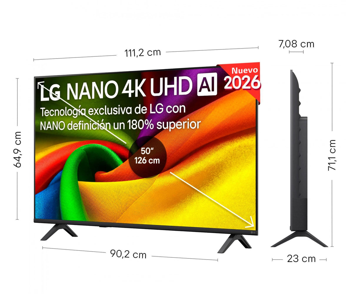 LG NANO 4K UHD AI / TELEVISOR SMART TV 50" NANOCELL 4K UHD - detalle