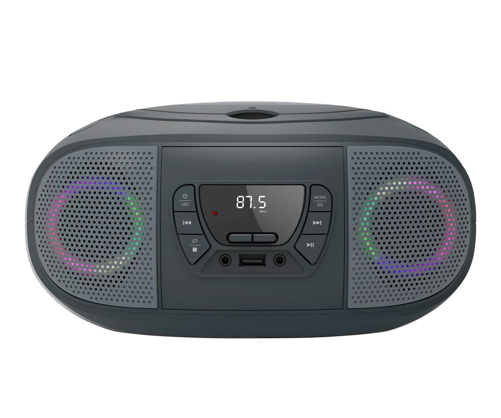 FONESTAR BOOM-GO-G GRIS / RADIO CD CON EFECTOS LUMINOSOS - detalle