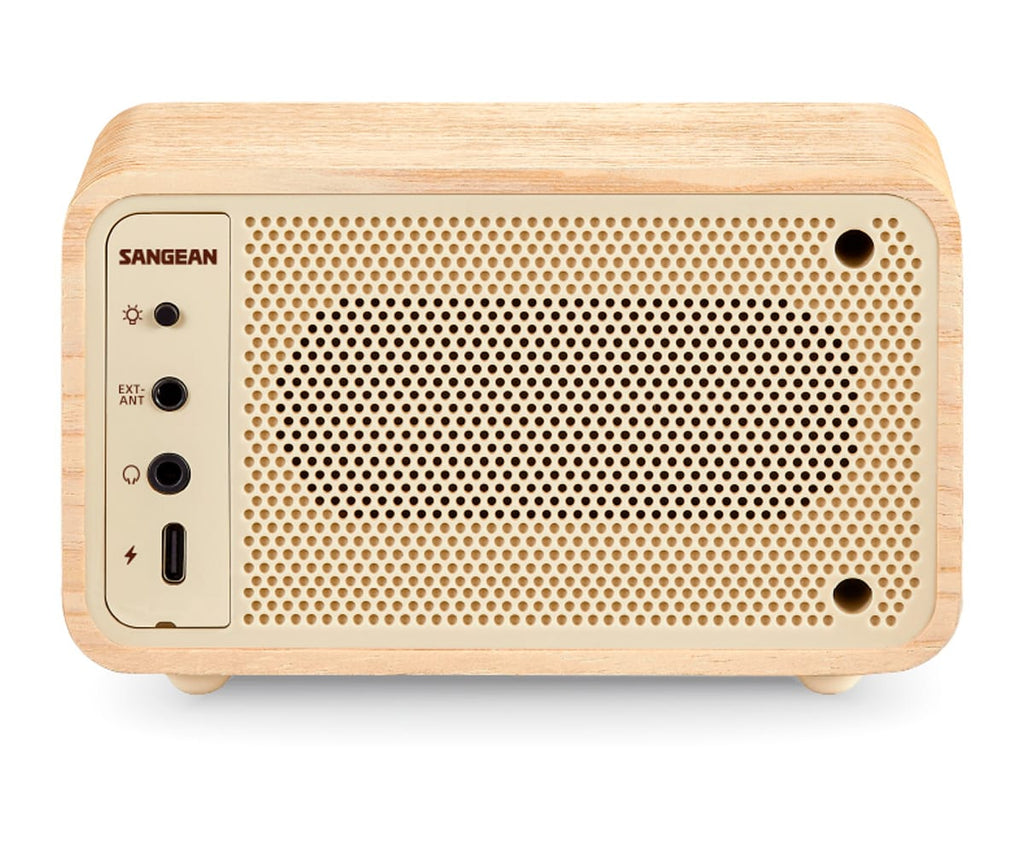 SANGEAN WR-8 FRESNO BLANCO / RADIO ANALÓGICA DE MADERA CON AM / FM / BLUETOOTH - detalle