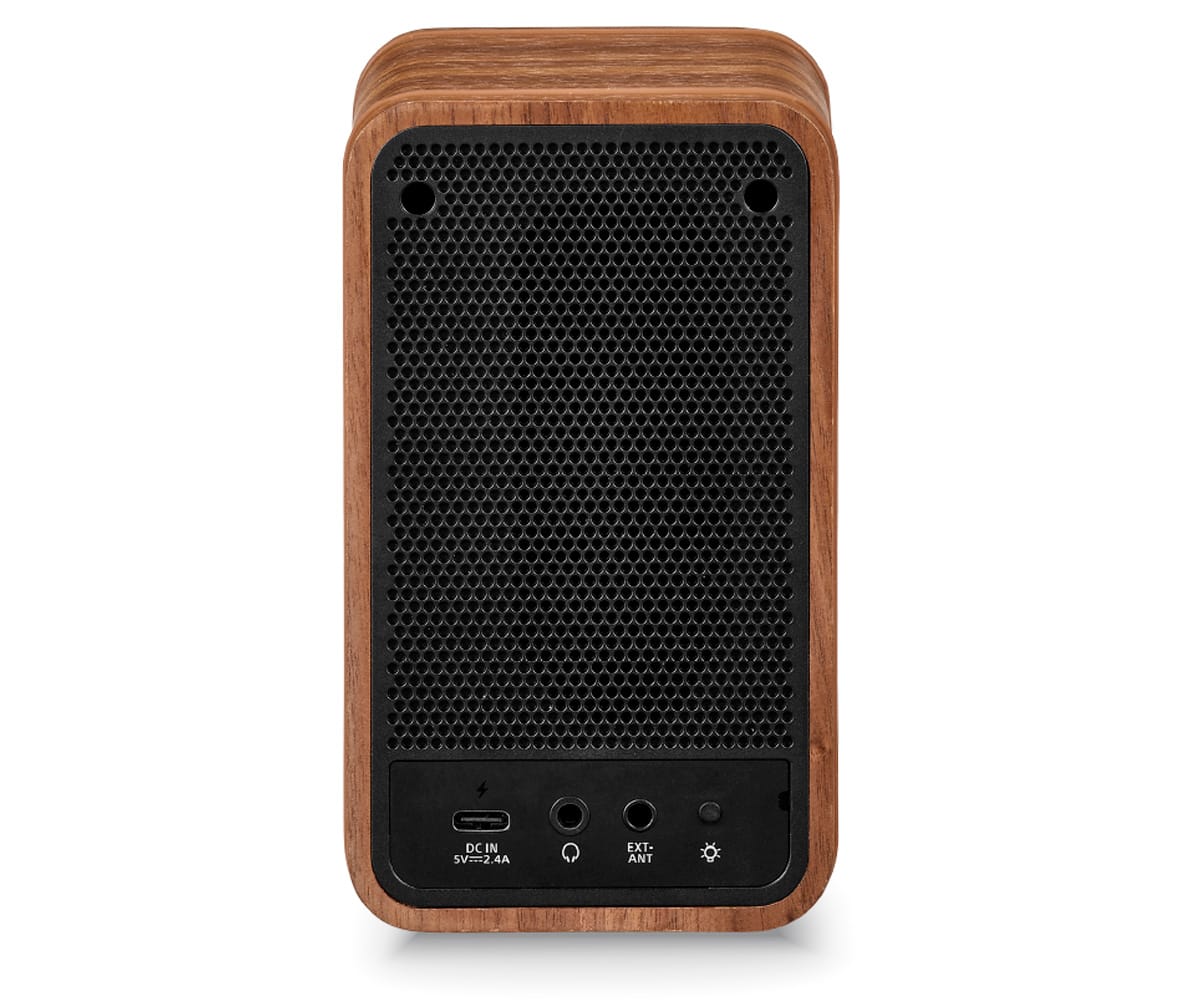 SANGEAN WR-9 NOGAL VINTAGE / RADIO ANALÓGICA DE MADERA CON AM / FM / BLUETOOTH - detalle