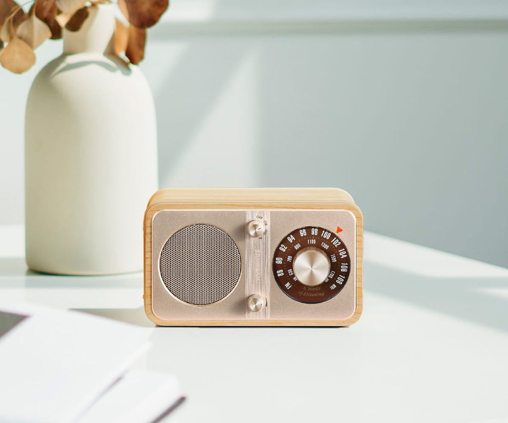 SANGEAN WR-9 FRESNO BLANCO / RADIO ANALÓGICA DE MADERA CON AM / FM / BLUETOOTH - detalle