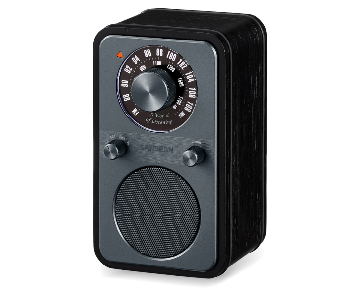 SANGEAN WR-9 ROBLE DE MEDIANOCHE / RADIO ANALÓGICA DE MADERA CON AM / FM / BLUETOOTH - detalle
