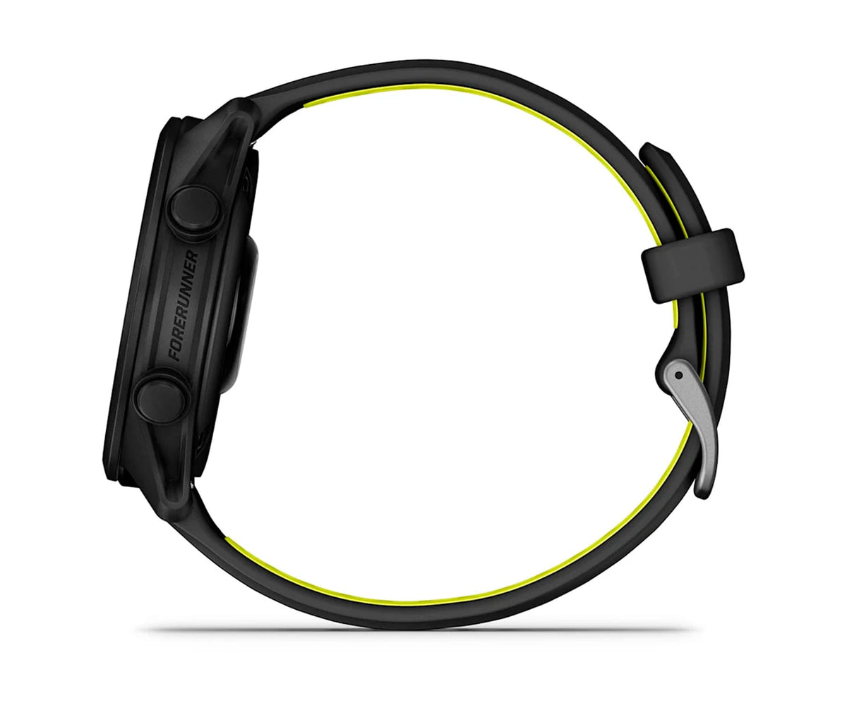 GARMIN FORERUNNER 170 NEGRO CON CORREA EN NEGRO/AMARILLO / SMARTWATCH 30,4MM - detalle