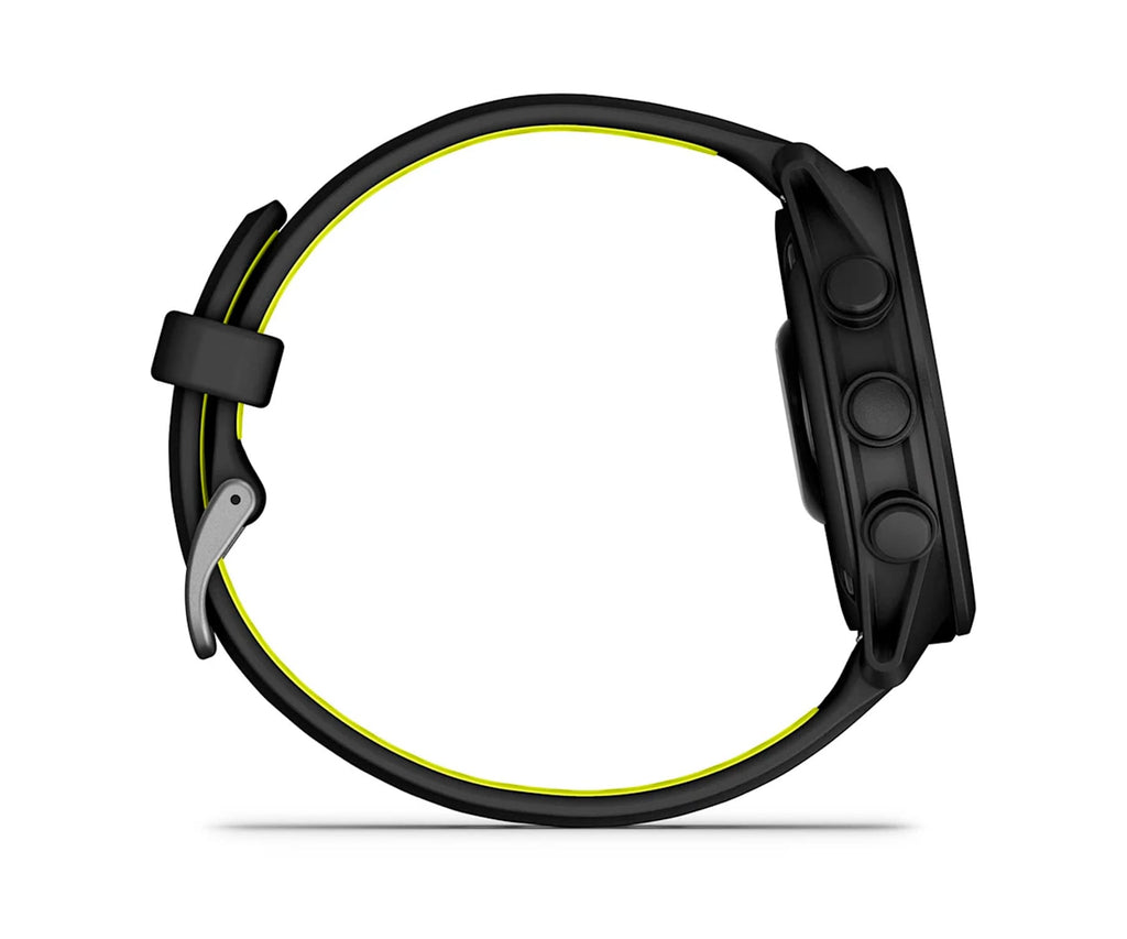 GARMIN FORERUNNER 170 NEGRO CON CORREA EN NEGRO/AMARILLO / SMARTWATCH 30,4MM - detalle