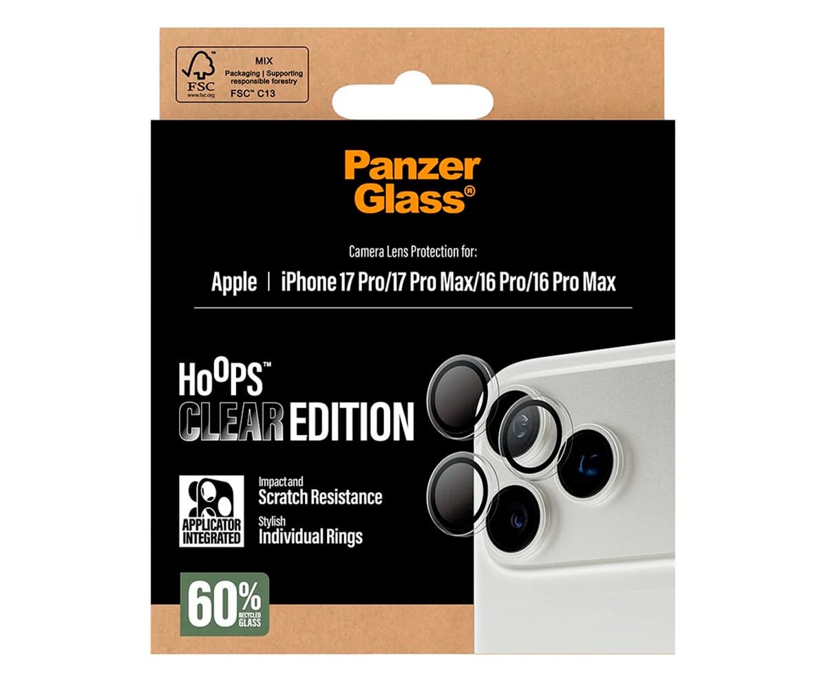 PANZERGLASS PROTECTOR DE LENTE⁣ TRANSPARENTE/ APPLE IPHONE 17 PRO / PRO MAX - detalle