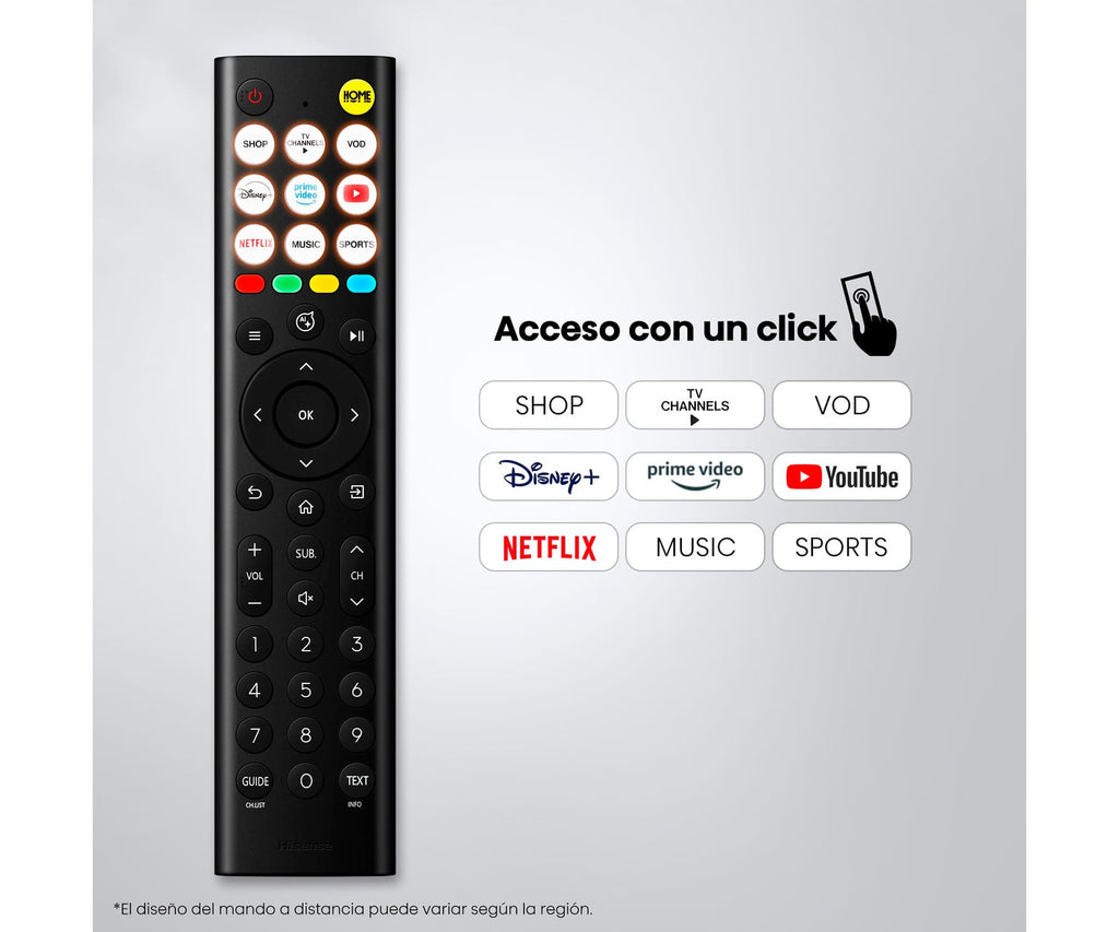 HISENSE 40A5S / TELEVISOR SMART TV 40" QLED FULL HD - detalle