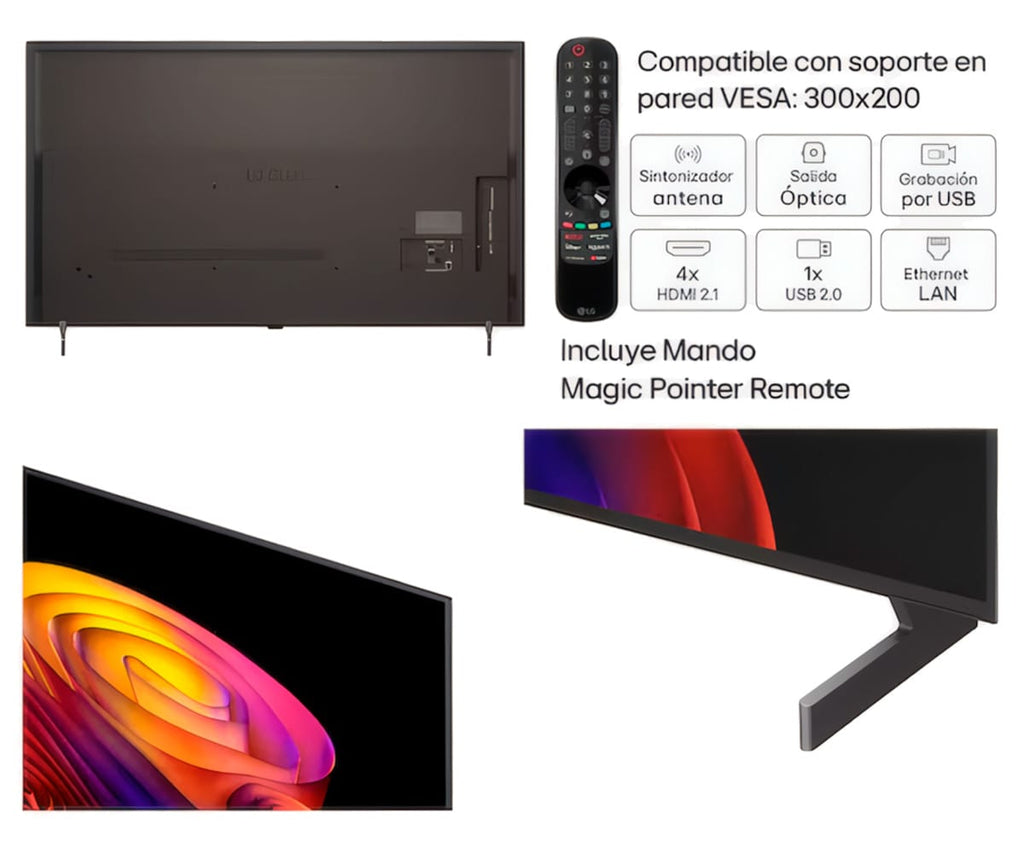 LG OLED AI B6 / TELEVISOR SMART TV 55" OLED 4K UHD - detalle