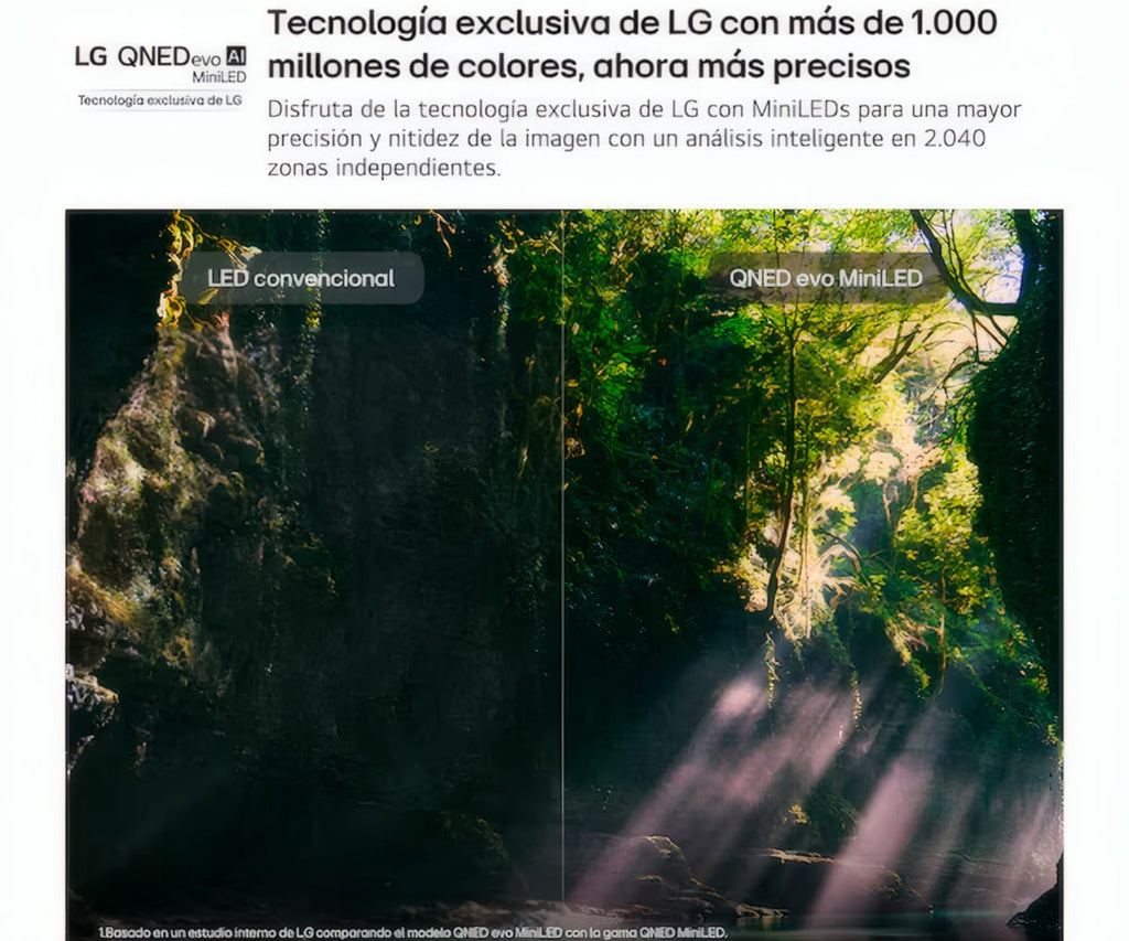 LG QNED EVO MINILED AI QNED86 / TELEVISOR SMART TV 75" QNED 4K UHD - detalle