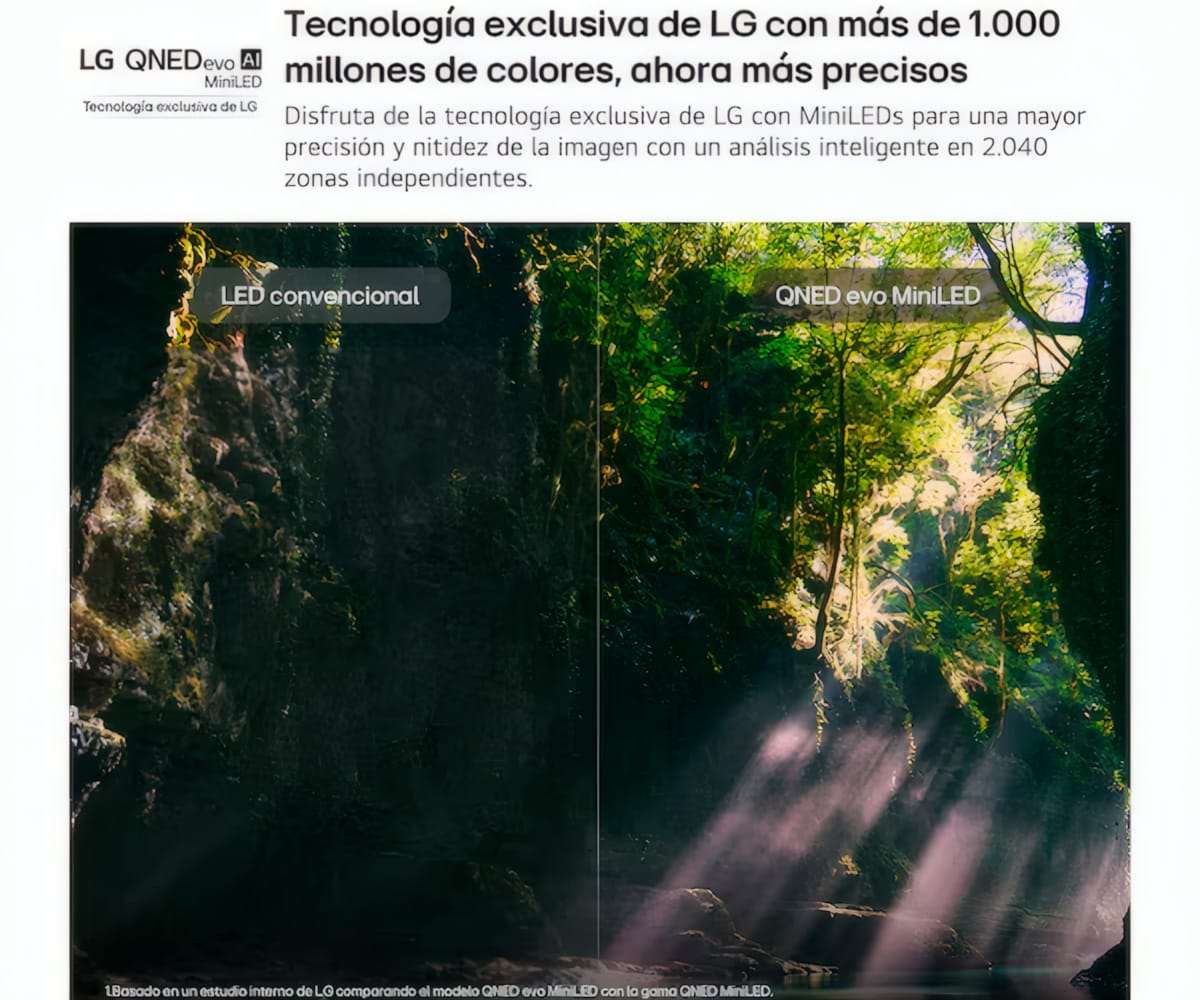 LG QNED EVO MINILED AI QNED86 / TELEVISOR SMART TV 75" QNED 4K UHD - detalle