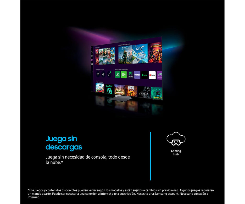 SAMSUNG CRYSTAL 4K AI U8075H / TELEVISOR SMART TV 55" UHD 4K - detalle