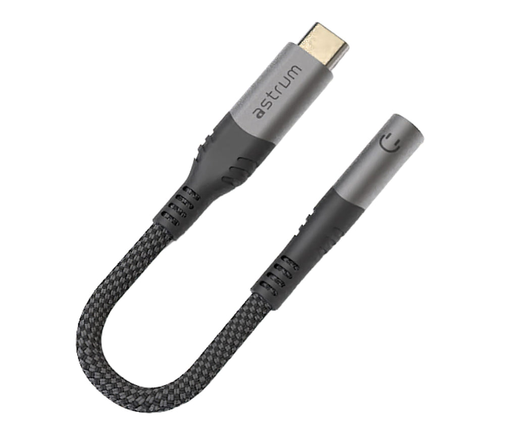 ASTRUM VMAC50 GRIS / ADAPTADOR USB-C A MINIJACK 3,5 MM / 10 CM - detalle