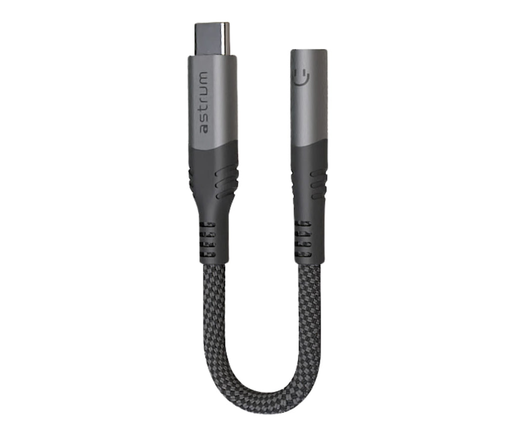 ASTRUM VMAC50 GRIS / ADAPTADOR USB-C A MINIJACK 3,5 MM / 10 CM