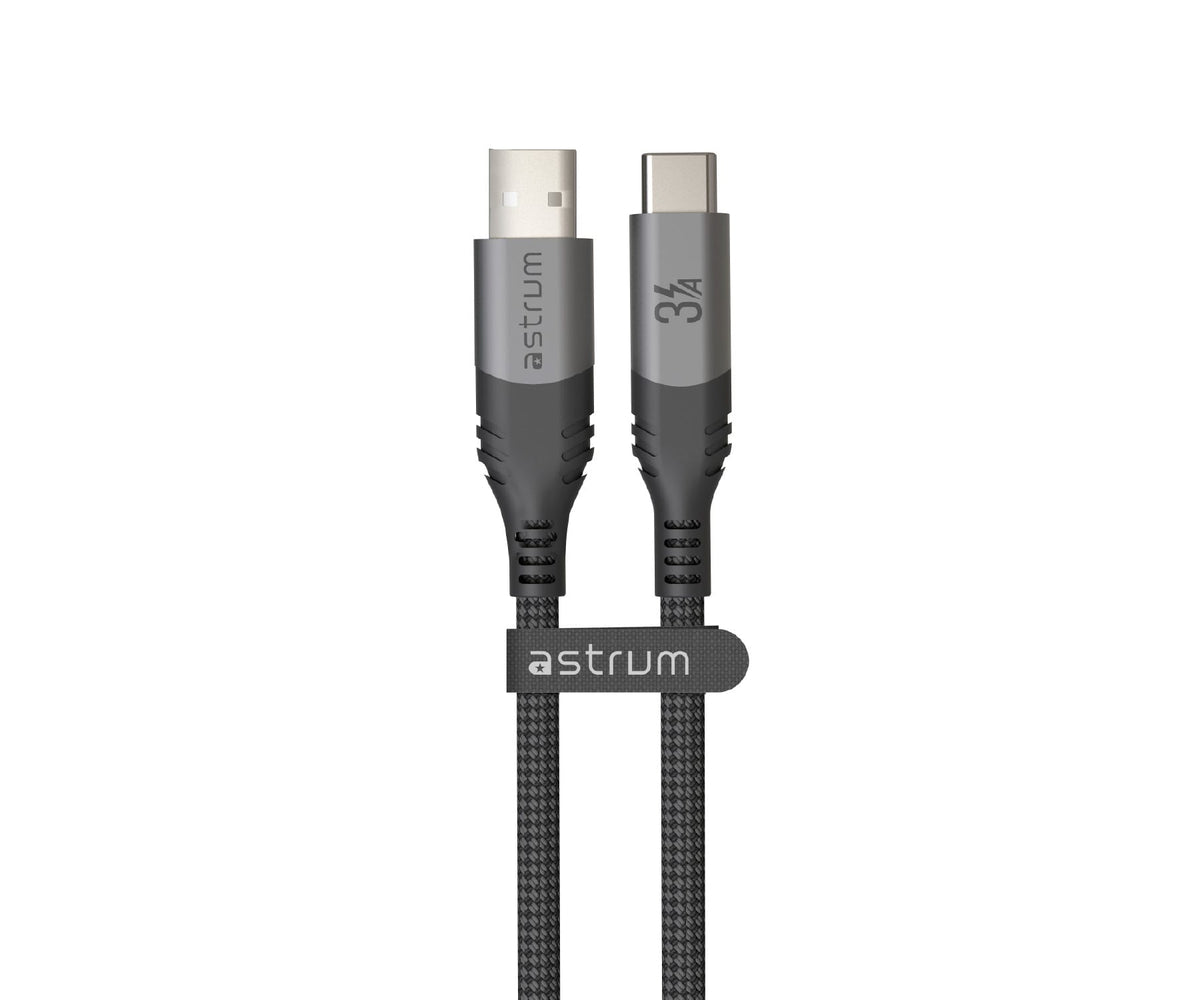 ASTRUM VMAC20 GRIS / CABLE DATOS USB-A 2.0 A USB-C / 1,2 METROS - detalle