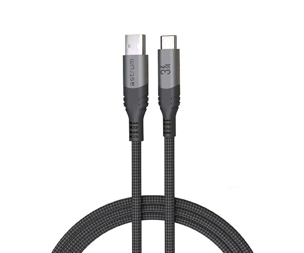 ASTRUM VMAC20 GRIS / CABLE DATOS USB-A 2.0 A USB-C / 1,2 METROS