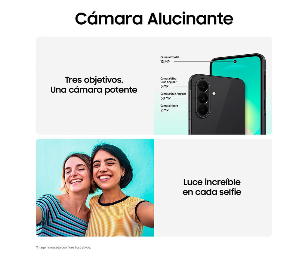 SAMSUNG GALAXY A27 5G AZUL / 8 + 256 GB / 6,7" SUPER AMOLED FHD+ - detalle