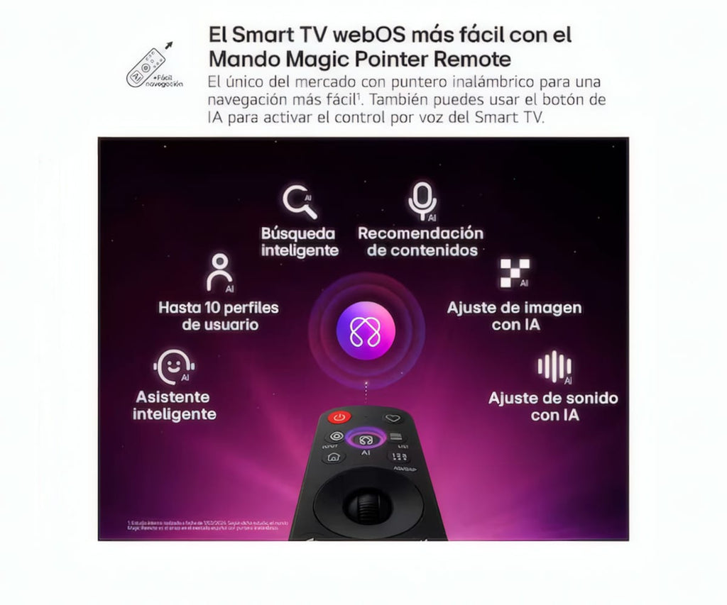 LG MINI RGB AI MRGB87 / TELEVISOR SMART TV 86" MINI RGB 4K UHD - detalle