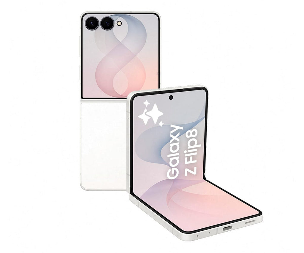 SAMSUNG GALAXY Z FLIP8 5G BLANCO / 12 + 256 GB / 6.9'' DYNAMIC AMOLED 2X 120HZ FHD+