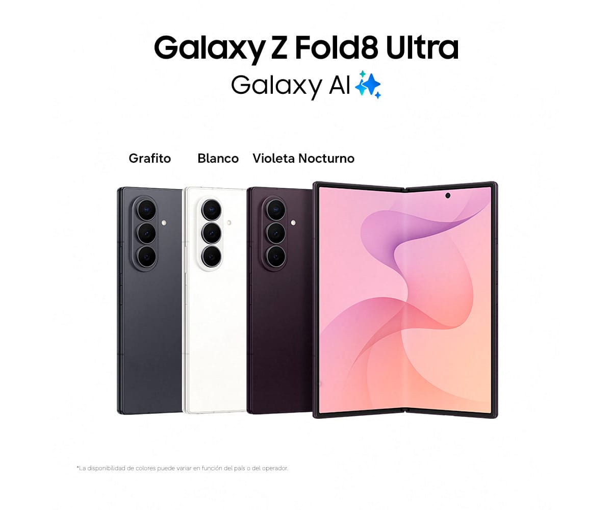 SAMSUNG GALAXY Z FOLD8 ULTRA 5G BLANCO / 12 GB + 512 GB / 8'' DYNAMIC AMOLED 2X 120HZ - detalle