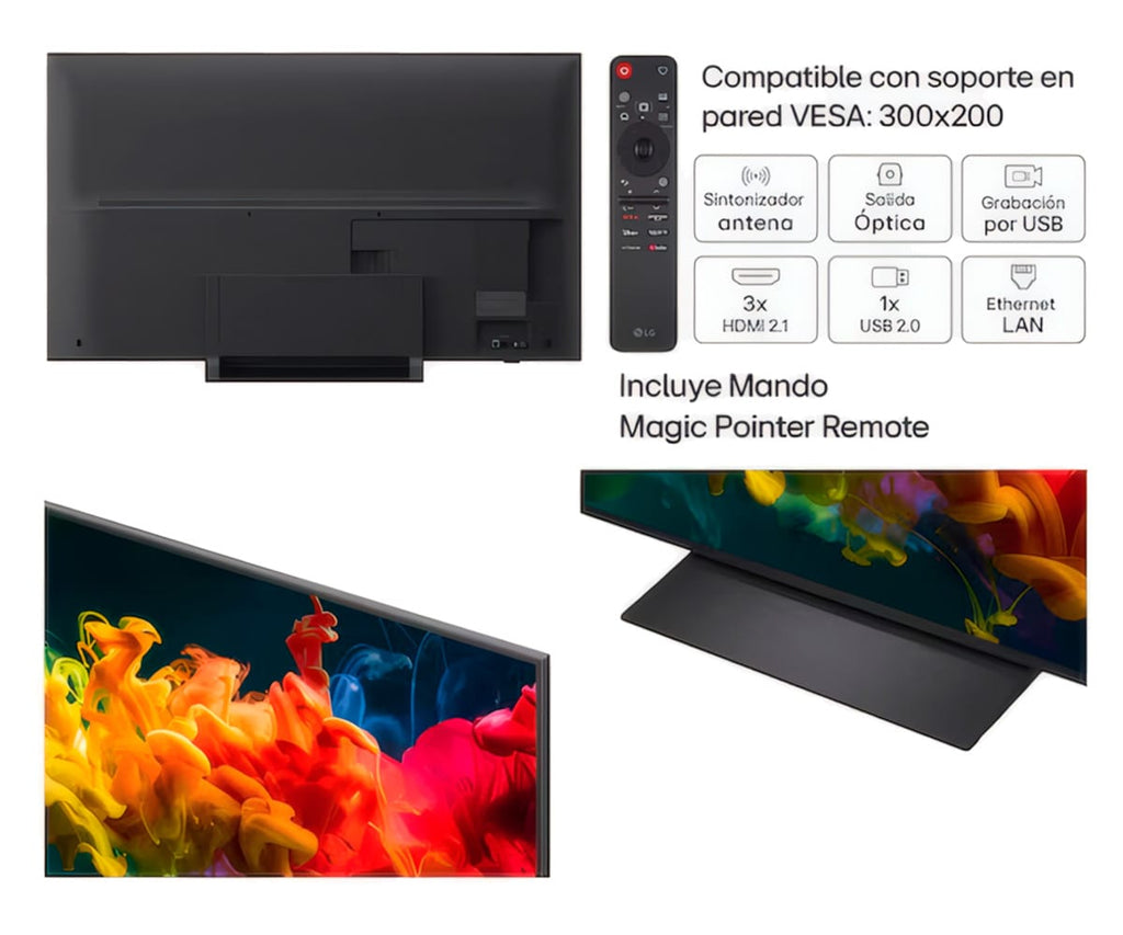 LG QNED EVO MINILED AI QNED81 / TELEVISOR SMART TV 55" QNED 4K UHD - detalle