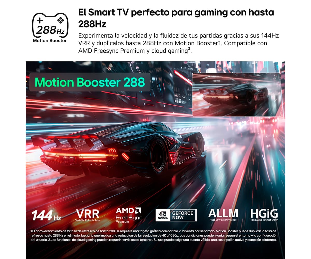 LG QNED EVO AI QNED87 100 / TELEVISOR SMART TV 100" MINILED 4K HDR - detalle