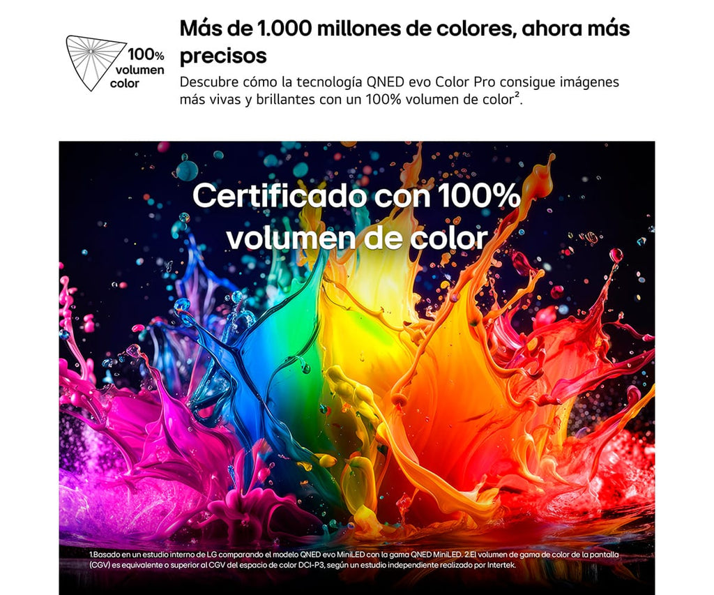 LG QNED EVO AI QNED87 100 / TELEVISOR SMART TV 100" MINILED 4K HDR - detalle