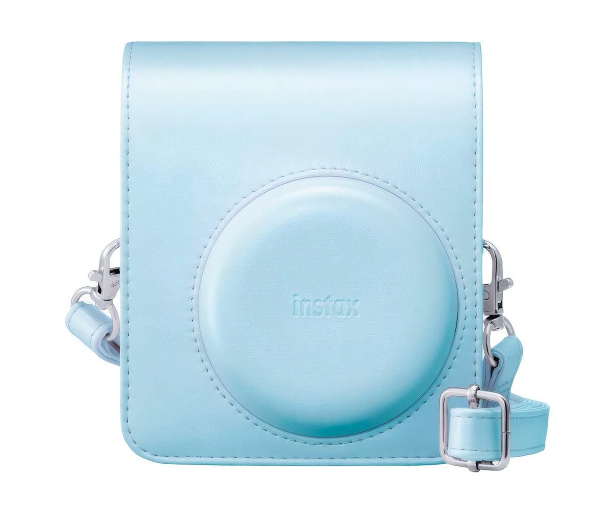 FUJIFILM FUNDA INSTAX MINI 13 FROST BLUE / FUNDA DE CÁMARA CON CORREA AJUSTABLE - detalle