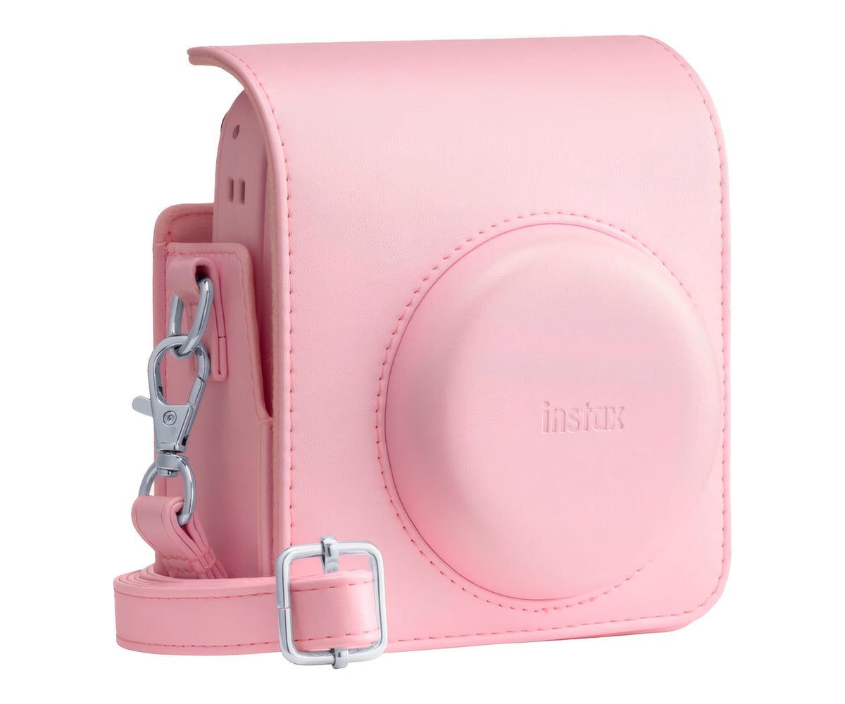 FUJIFILM FUNDA INSTAX MINI 13 CANDY PINK / FUNDA DE CÁMARA CON CORREA AJUSTABLE - detalle