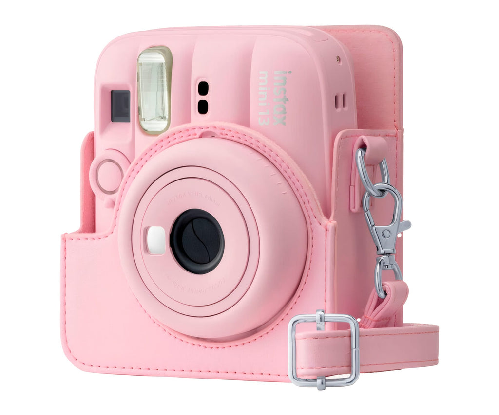 FUJIFILM FUNDA INSTAX MINI 13 CANDY PINK / FUNDA DE CÁMARA CON CORREA AJUSTABLE - detalle