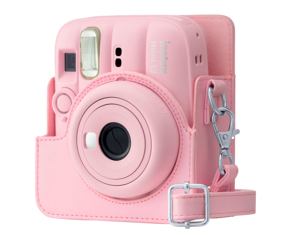 FUJIFILM FUNDA INSTAX MINI 13 CANDY PINK / FUNDA DE CÁMARA CON CORREA AJUSTABLE - detalle