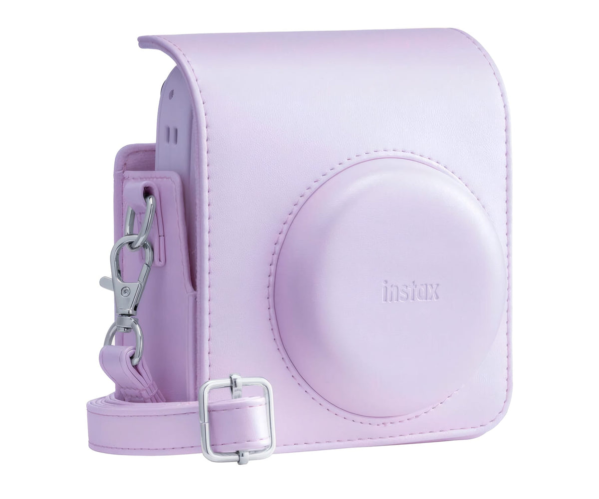 FUJIFILM FUNDA INSTAX MINI 13 DREAMY PURPLE / FUNDA DE CÁMARA CON CORREA AJUSTABLE - detalle