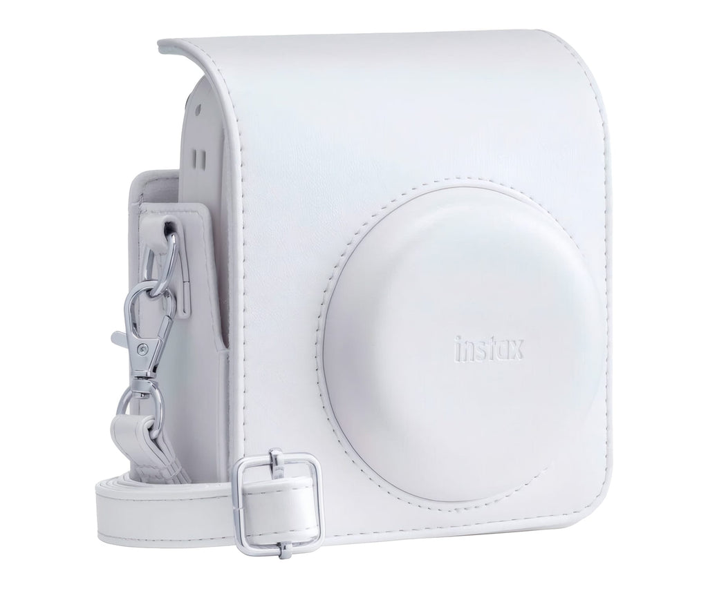 FUJIFILM FUNDA INSTAX MINI 13 CLAY WHITE / FUNDA DE CÁMARA CON CORREA AJUSTABLE - detalle