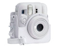 FUJIFILM FUNDA INSTAX MINI 13 CLAY WHITE / FUNDA DE CÁMARA CON CORREA AJUSTABLE
