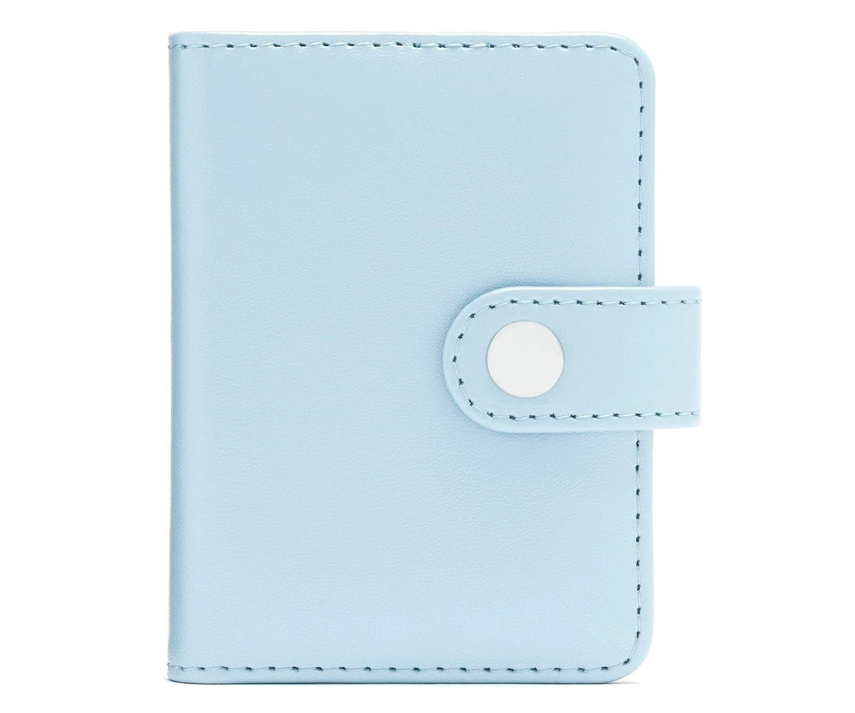 FUJIFILM INSTAX MINI 13 ACCESORIOS KIT FROST BLUE / FUNDA ORIGINAL + MINI ÁLBUM + CLIPS PARA SUJETAR FOTOS - detalle