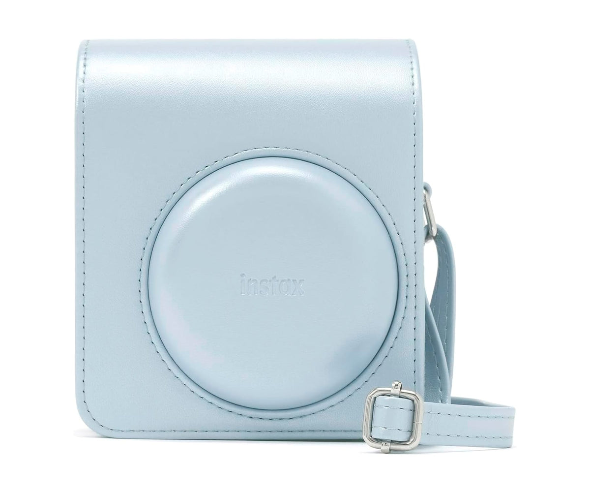 FUJIFILM INSTAX MINI 13 ACCESORIOS KIT FROST BLUE / FUNDA ORIGINAL + MINI ÁLBUM + CLIPS PARA SUJETAR FOTOS - detalle