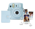 FUJIFILM INSTAX MINI 13 ACCESORIOS KIT FROST BLUE / FUNDA ORIGINAL + MINI ÁLBUM + CLIPS PARA SUJETAR FOTOS