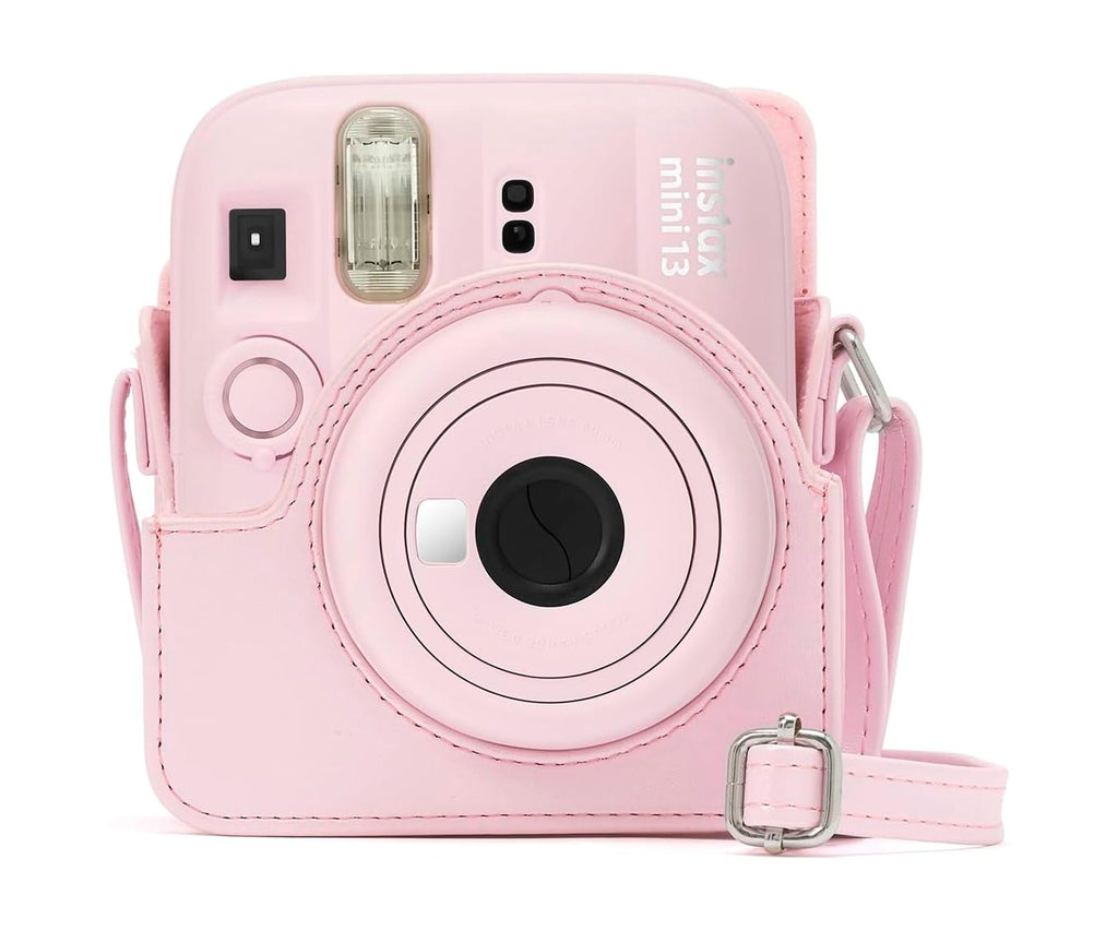 FUJIFILM INSTAX MINI 13 ACCESORIOS KIT CANDY PINK / FUNDA ORIGINAL + MINI ÁLBUM + CLIPS PARA SUJETAR FOTOS - detalle