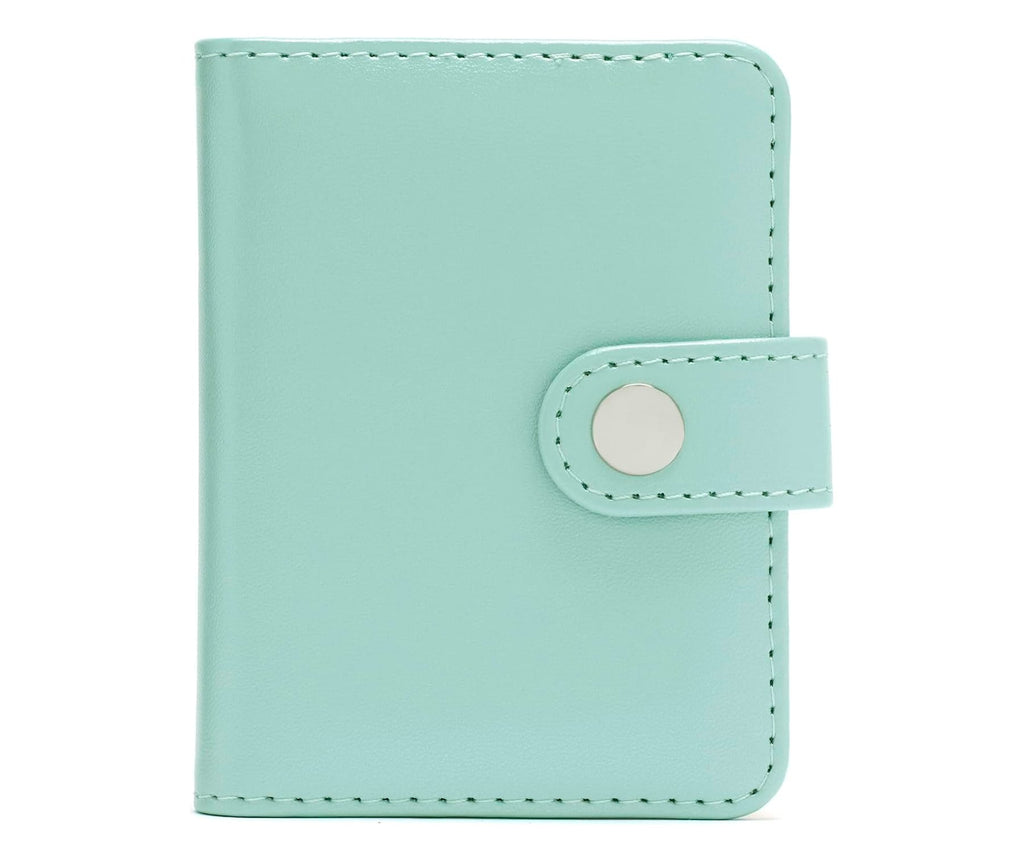 FUJIFILM INSTAX MINI 13 ACCESORIOS KIT LAGOON GREEN / FUNDA ORIGINAL + MINI ÁLBUM + CLIPS PARA SUJETAR FOTOS - detalle