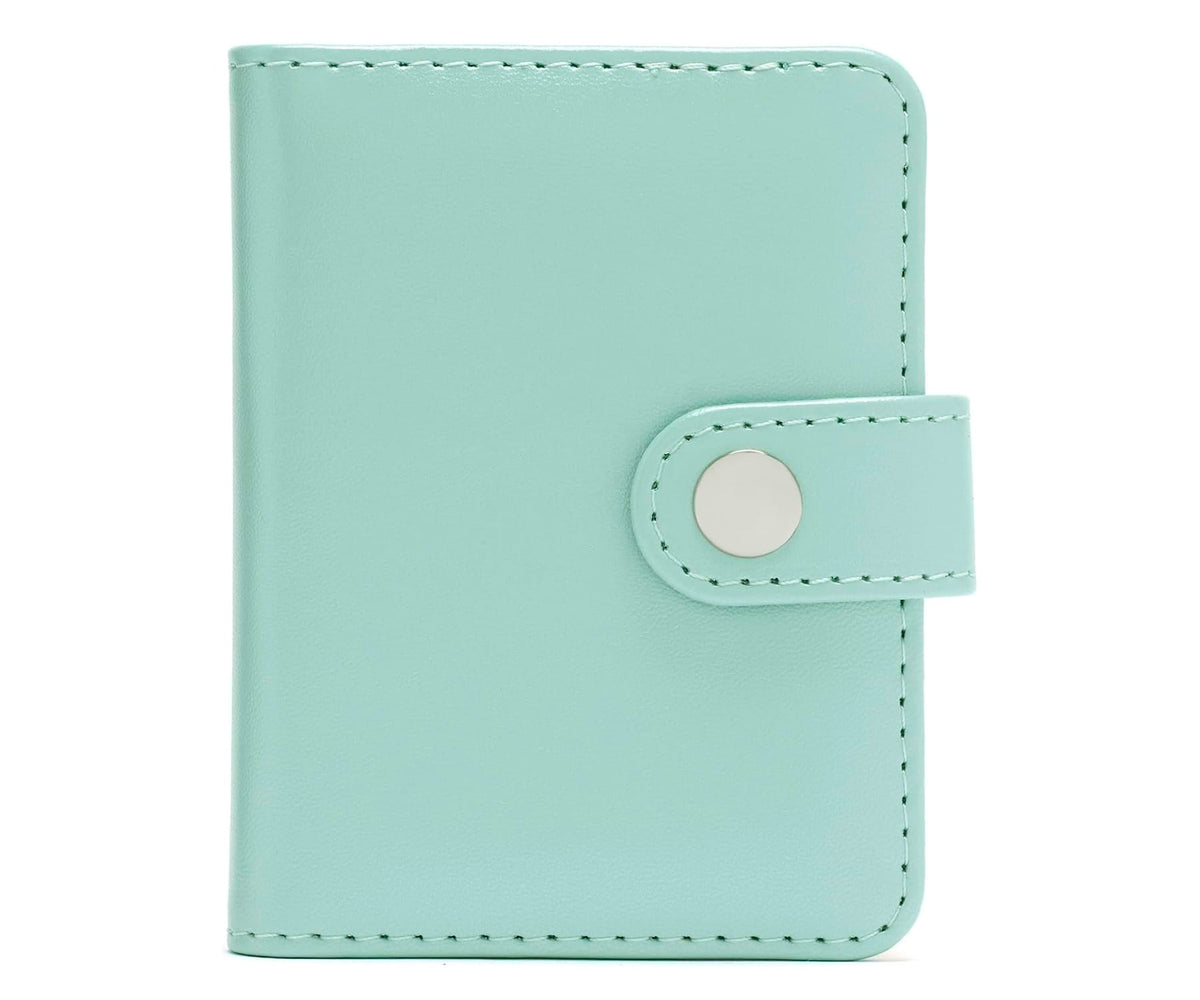 FUJIFILM INSTAX MINI 13 ACCESORIOS KIT LAGOON GREEN / FUNDA ORIGINAL + MINI ÁLBUM + CLIPS PARA SUJETAR FOTOS - detalle
