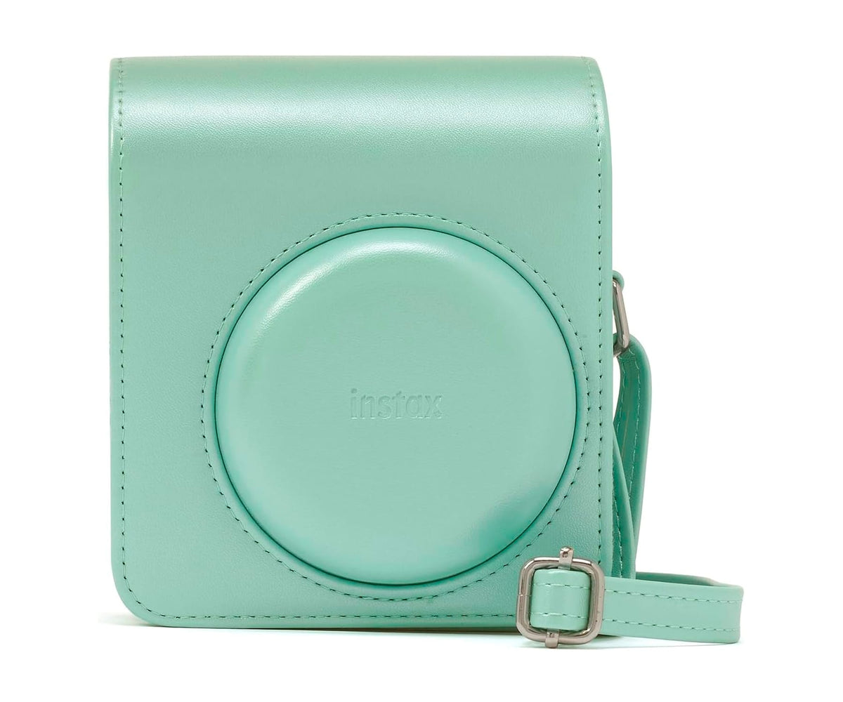 FUJIFILM INSTAX MINI 13 ACCESORIOS KIT LAGOON GREEN / FUNDA ORIGINAL + MINI ÁLBUM + CLIPS PARA SUJETAR FOTOS - detalle