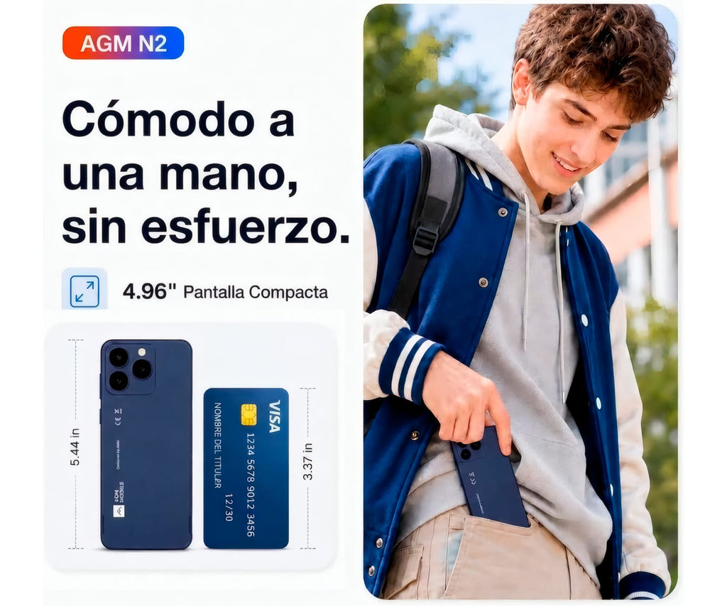 AGM NOTE N2 BLUE / 3+32GB / 4.96" / SMARTPHONE DE BOLSILLO - detalle