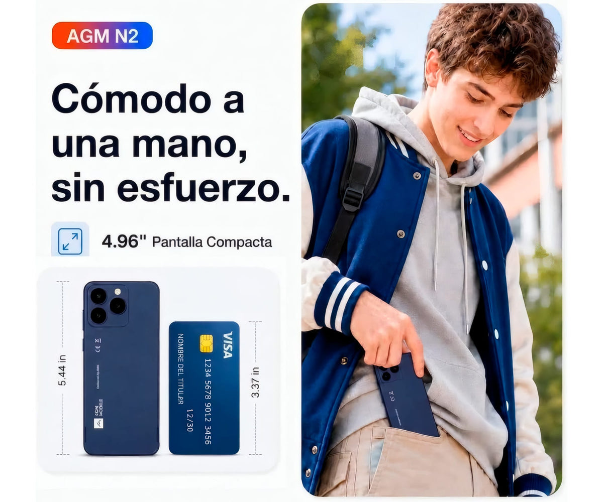 AGM NOTE N2 BLUE / 3+32GB / 4.96" / SMARTPHONE DE BOLSILLO - detalle