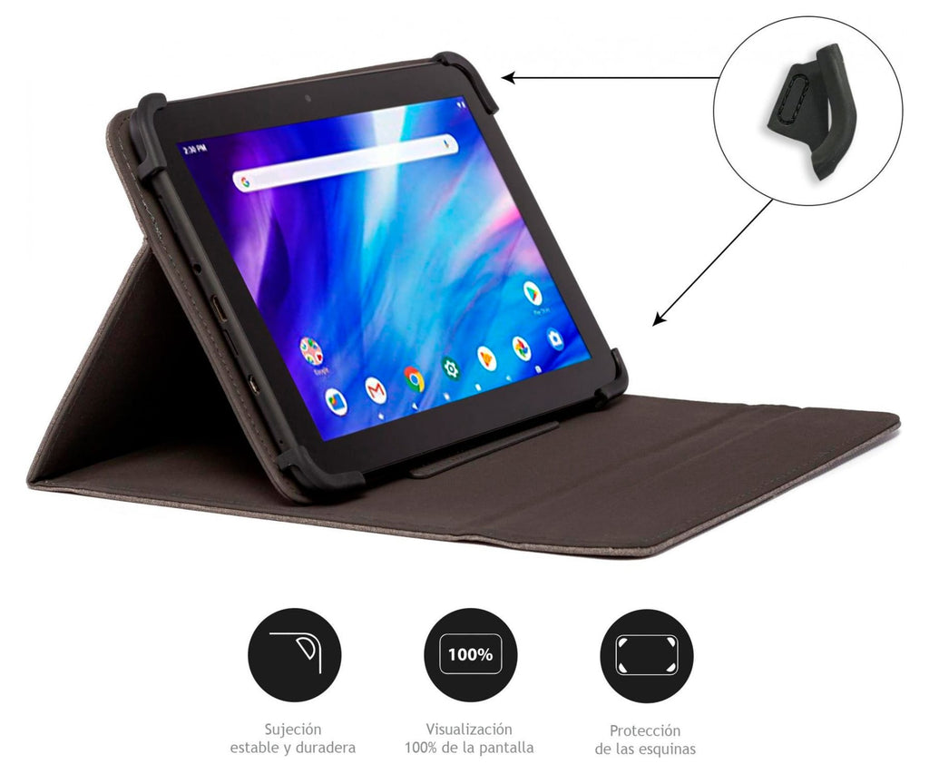 NILOX NXFB005 GRAY / FUNDA TABLET UNIVERSAL / 9,7" A 10,5" - detalle