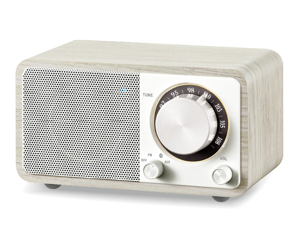 SANGEAN WR-7 PLUS ROBLE DE LUZ DE LUNA / RADIO CON MUEBLE DE MADERA FM / BLUETOOTH / AUX - detalle