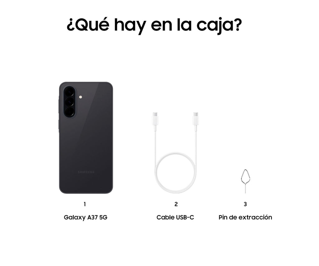 SAMSUNG GALAXY A37 5G GRAY / 6GB + 128GB / 6,7" SUPER AMOLED FHD+ - detalle