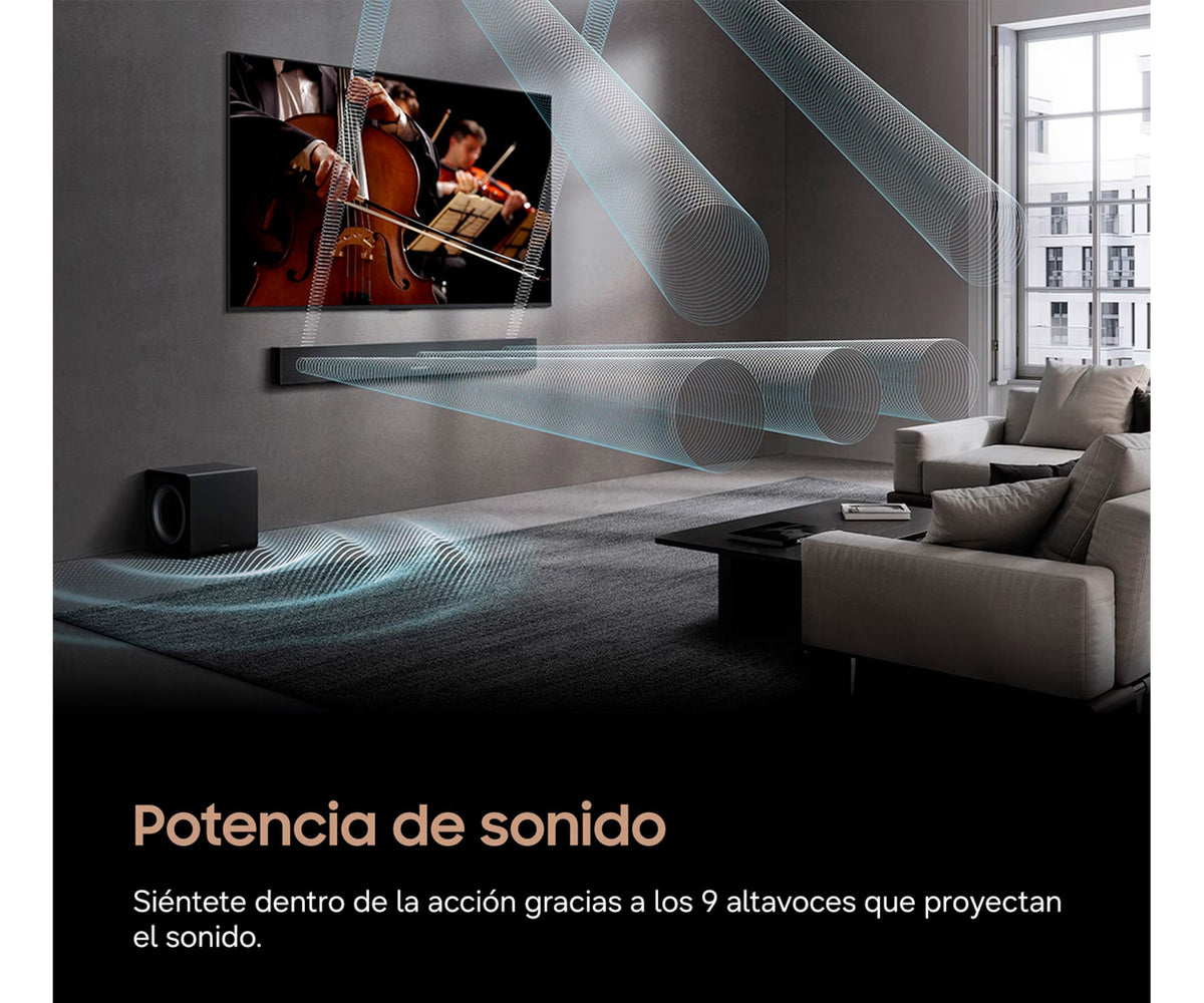 SAMSUNG HW-Q600H/XC TITAN BLACK / BARRA DE SONIDO 3.1.2CH CON SUBWOOFER Y DOLBY ATMOS (2026) - detalle