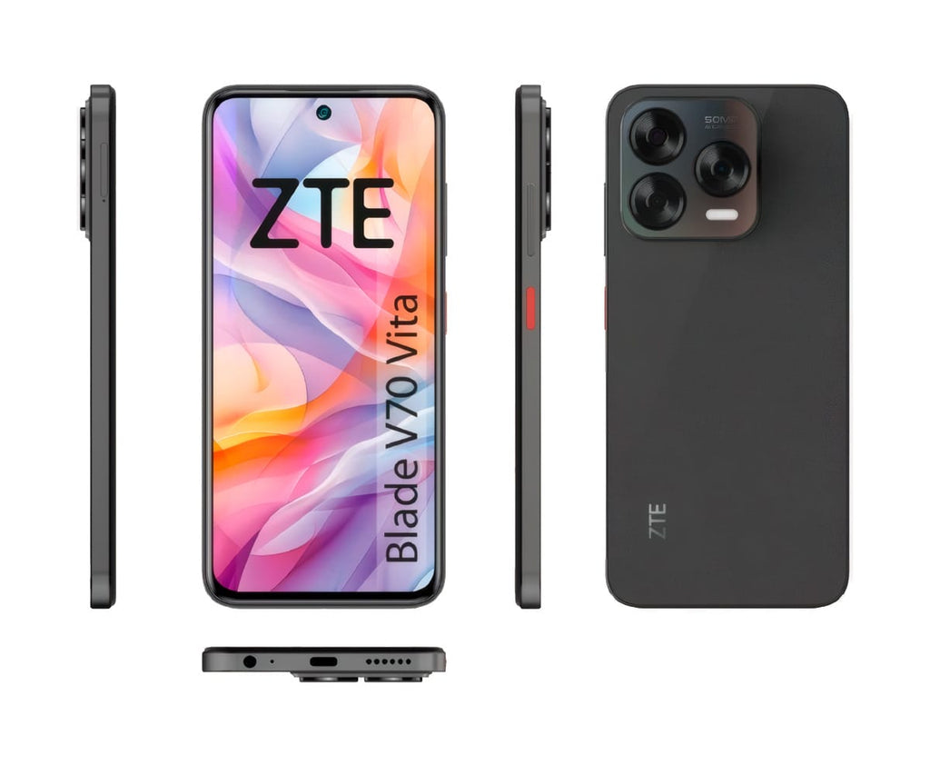 ZTE BLADE V70 VITA 4G STONE GRAY / 4+256GB / 6.7" 120HZ HD+ - detalle