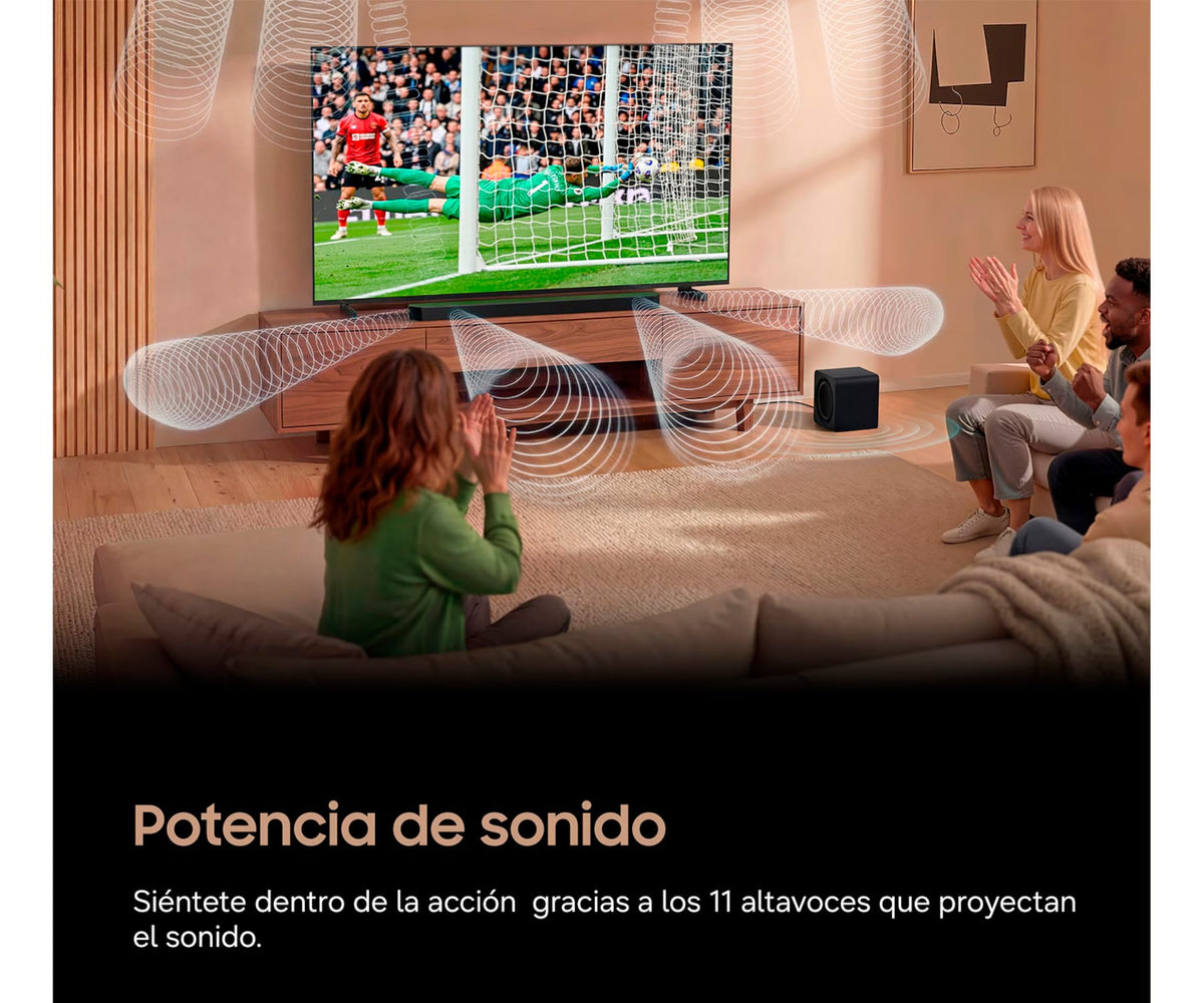 SAMSUNG HW-Q800H/XC NEGRO / BARRA DE SONIDO Q-SERIES 5.1.2CH CON SUBWOOFER (2026) - detalle