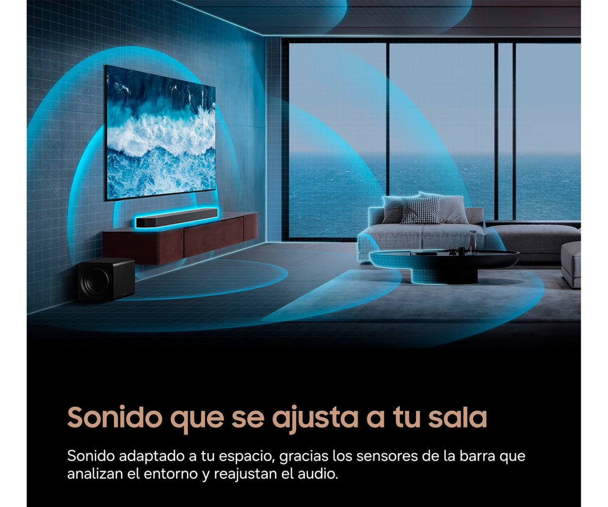 SAMSUNG HW-Q930H/XC TITAN BLACK / BARRA DE SONIDO 9.1.4CH CON DOLBY ATMOS (2026) - detalle