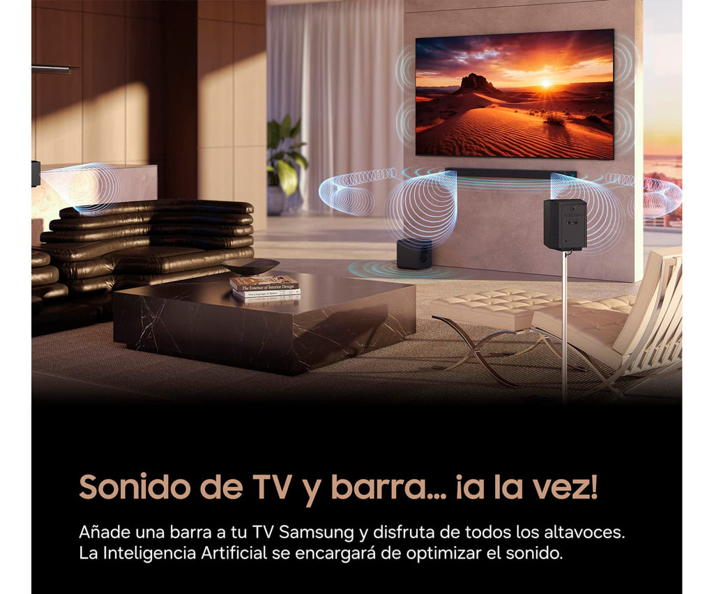 SAMSUNG HW-Q990H/XC TITAN BLACK / BARRA DE SONIDO 11.1.4CH CON DOLBY ATMOS (2026) - detalle