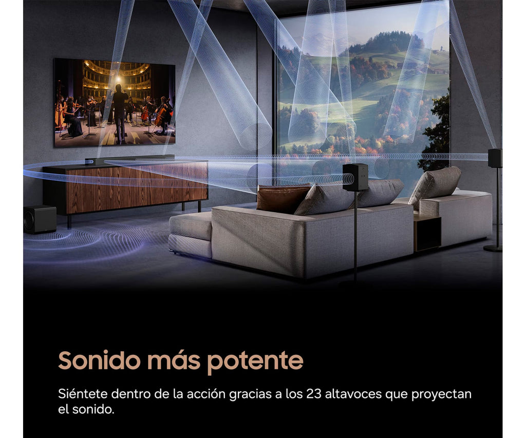 SAMSUNG HW-Q990H/XC TITAN BLACK / BARRA DE SONIDO 11.1.4CH CON DOLBY ATMOS (2026) - detalle